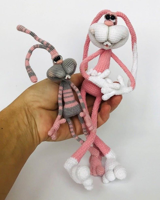 254DE Häkelanleitung Amigurumi Schickimicki-Hase Mini - PDF Pertseva CP - Bild 9