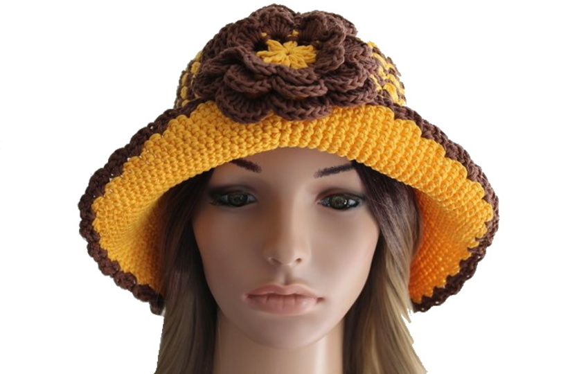 "Lyric" Sommerhut gehäkelt PDF-Anleitung