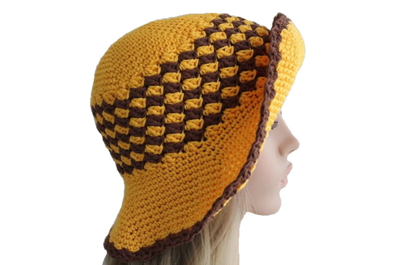 "Lyric" Sommerhut gehäkelt PDF-Anleitung