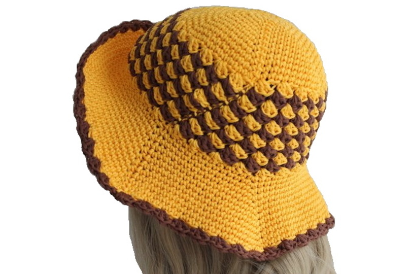 "Lyric" Sommerhut gehäkelt PDF-Anleitung