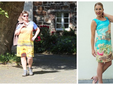 Lilie Basic Kleider- Shirt. Topschnitt von 34 - 56