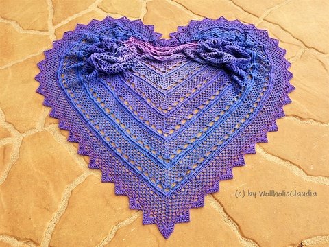 Häkelanleitung Dreieckstuch "Im Einklang"