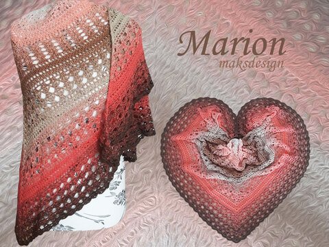 Häkelanleitung Dreieckstuch Marion