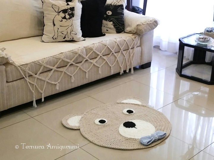 Häkelanleitung Teppich PDF Ternura Amigurumi Deutsch - English - Dutch