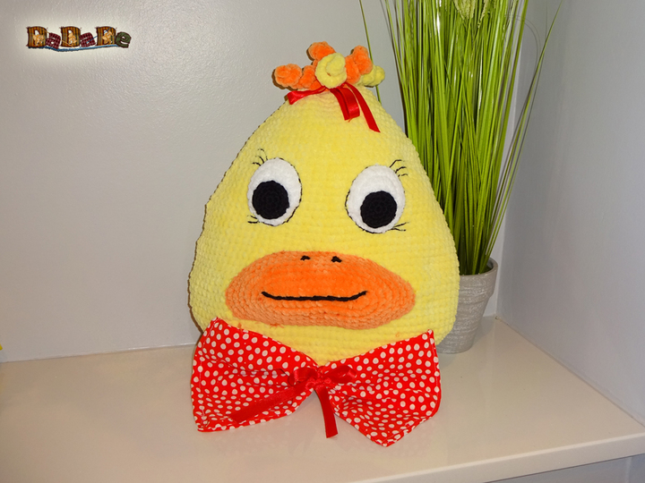 Ente GAGAG, das kuschelige Kissen, Häkelanleitung von Dadade