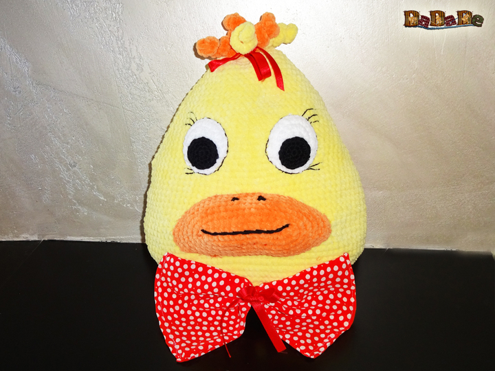 Ente GAGAG, das kuschelige Kissen, Häkelanleitung von Dadade
