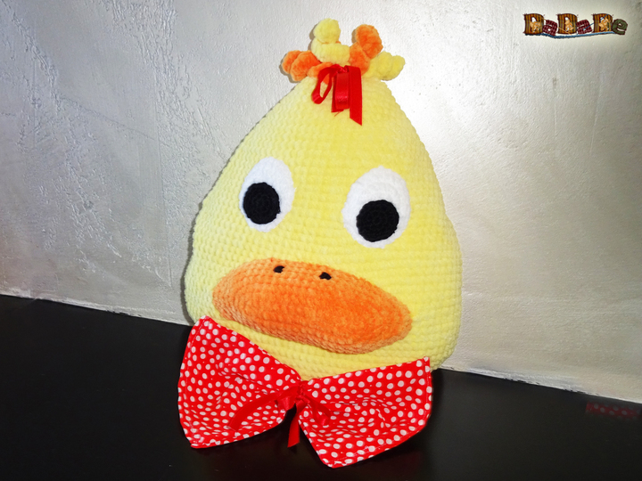 Ente GAGAG, das kuschelige Kissen, Häkelanleitung von Dadade