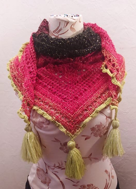 Tuch " Fairytale Dream" ( Haekelanleitung) - Bild 4