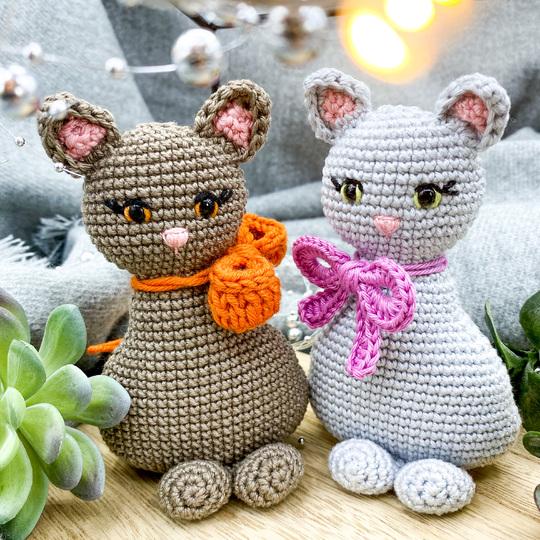 Häkelanleitung Kätzchen Minou