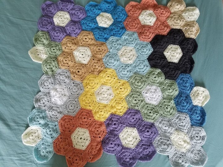 Pattern Summer Flower Baby Blanket