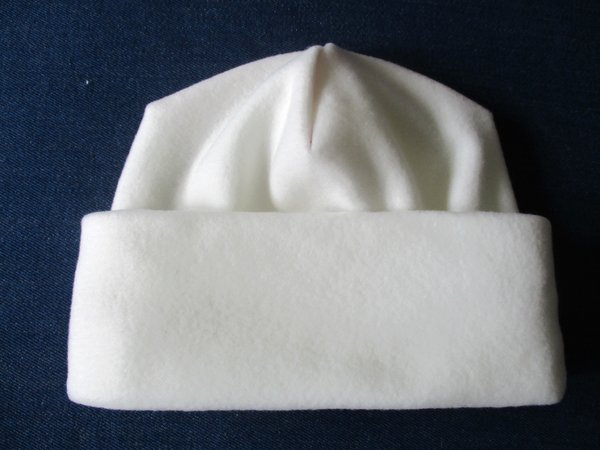 roll up cuff fleece beanie sewing pattern, 5 sizes