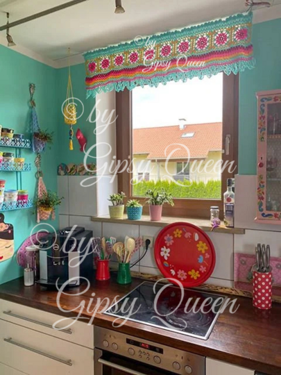 Häkelanleitung Vorhang