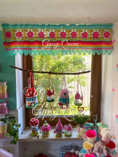 Häkelanleitung Vorhang