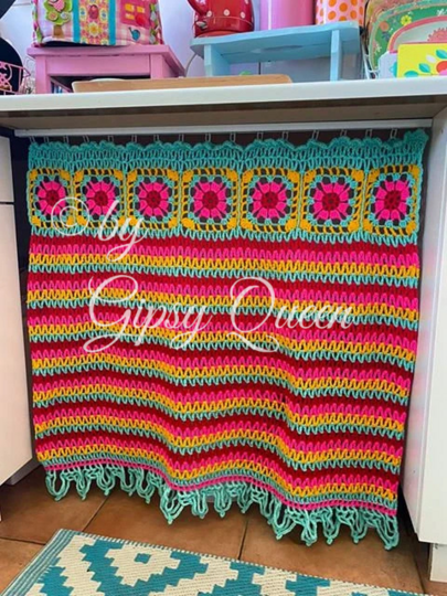 Häkelanleitung Vorhang