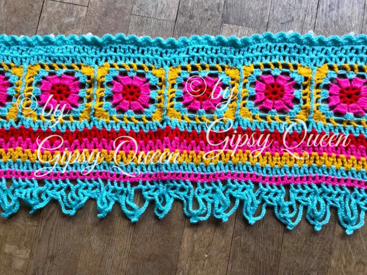 Häkelanleitung Vorhang