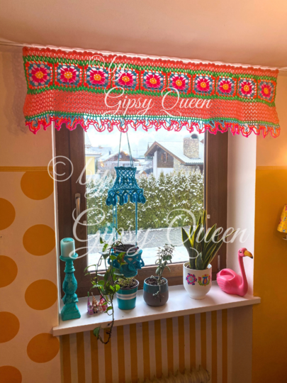 Häkelanleitung Vorhang