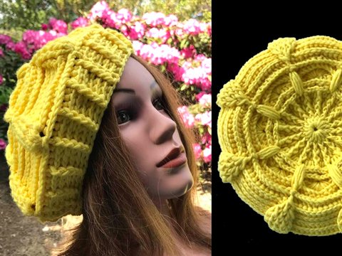 Raffinierte Baskenmütze "RELIEF"