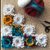 Dreieckstuchmuster "Wilde Blume".