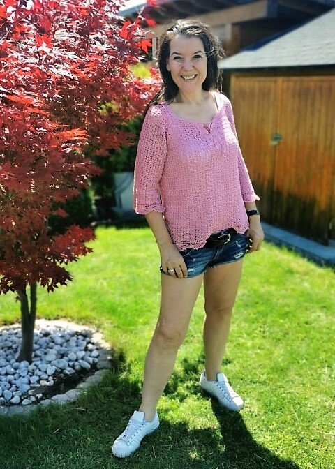 Häkelkleid/Häkelpulli "LEANDRA" für alle Größen - Bild 9