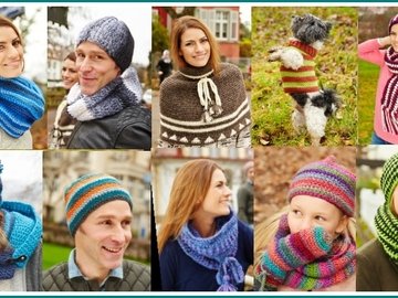 24 Modelle mit der linken festen Masche