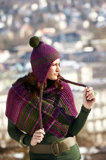 25 Accessoires gestrickt - Mützen, Schals, Ponchos, Armstulpen, Loops, Scoodies,