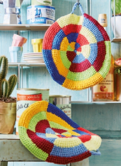 Topflappen Zentrum Küche Tunesisch gehäkelt