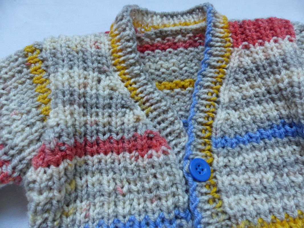 Strickanleitung Babyjacke in 3 Größen (0 - 12 Monate - Bild 2
