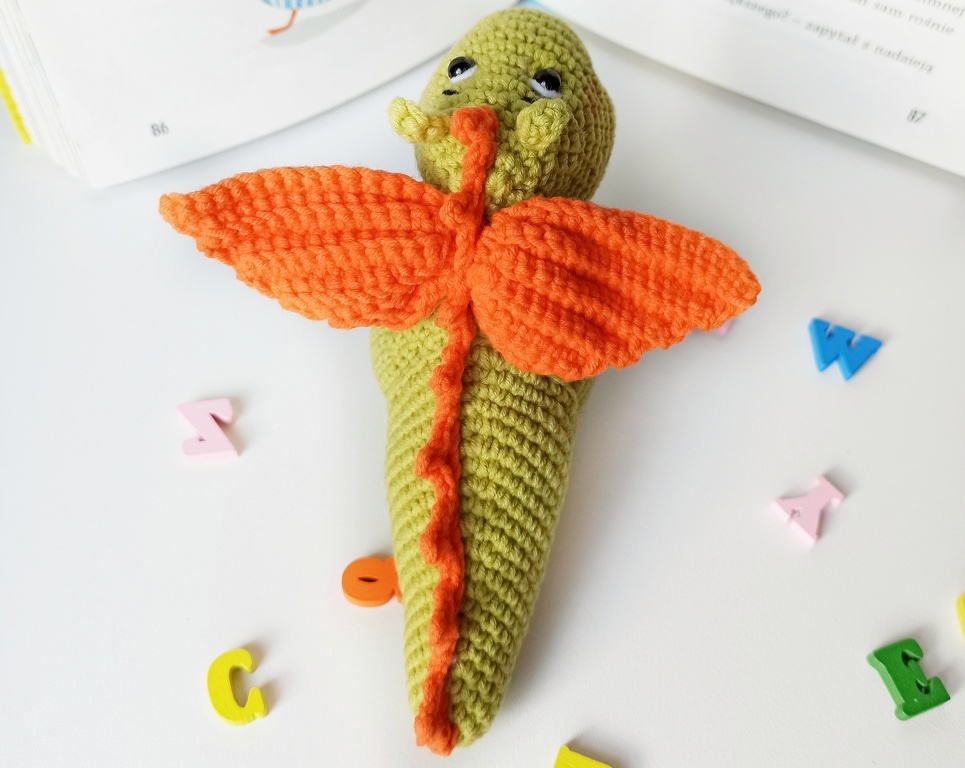 Crochet Baby Dragon amigurumi pattern - Image 2
