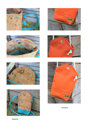 Nähanleitung und Schnittmuster Tasche Smilla