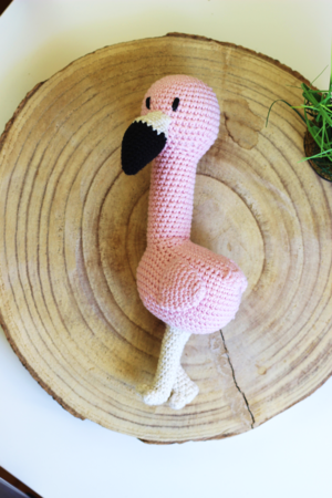 Häkelanleitung - Amigurumi Flamingo "Tingo"