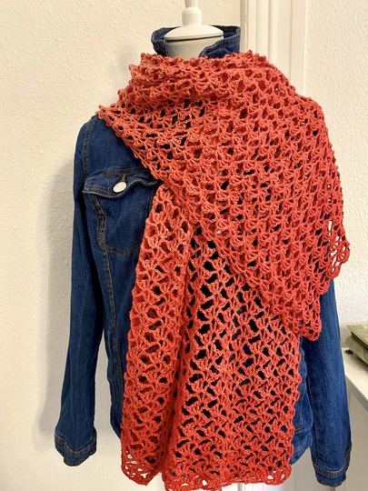 Häkelanleitung für schöne "Hauchzart" Stola, Schal