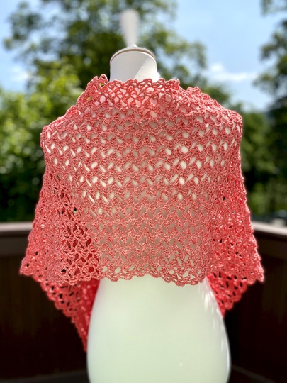 Häkelanleitung für schöne "Hauchzart" Stola, Schal