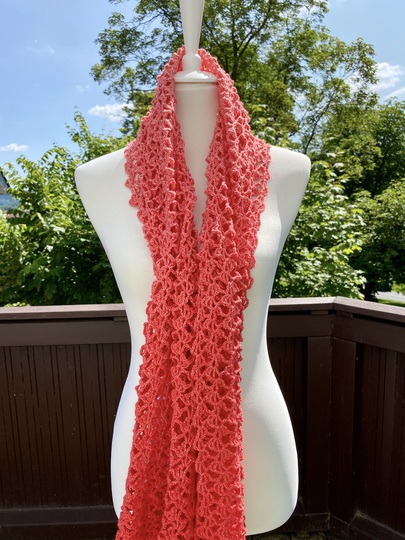 Häkelanleitung für schöne "Hauchzart" Stola, Schal
