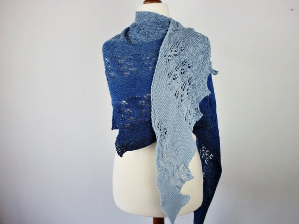 Knitting pattern shawl "ZOZA"