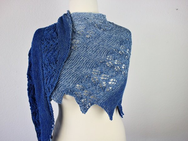 Knitting pattern shawl "ZOZA"