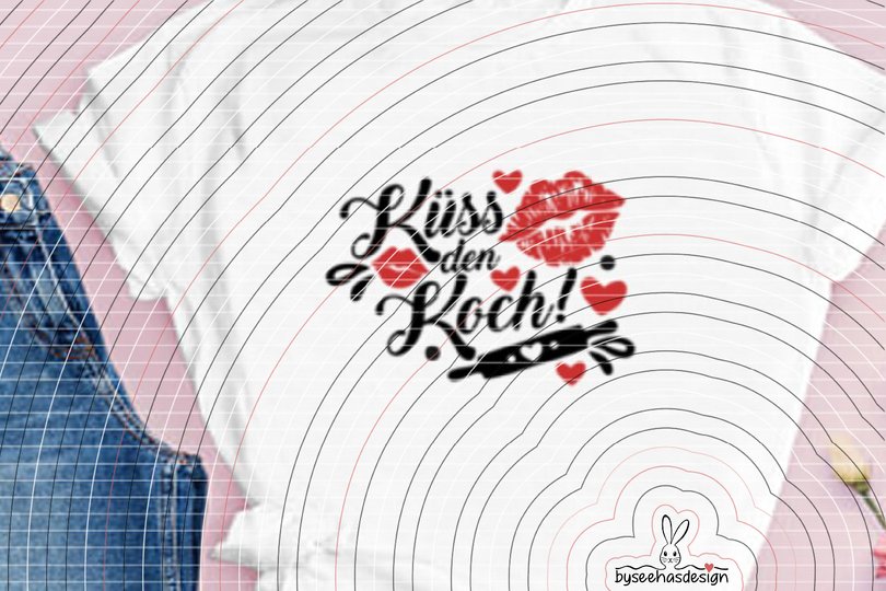 Küss den Koch Plotterdatei SVG DXF