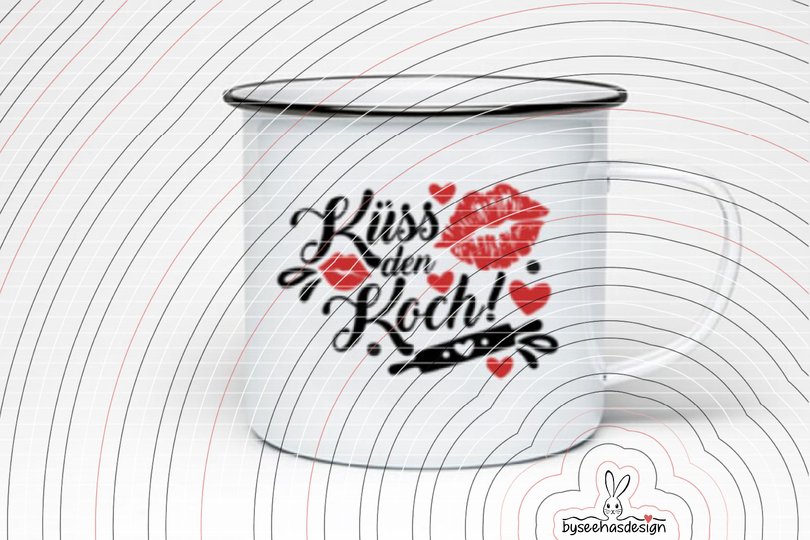 Küss den Koch Plotterdatei SVG DXF