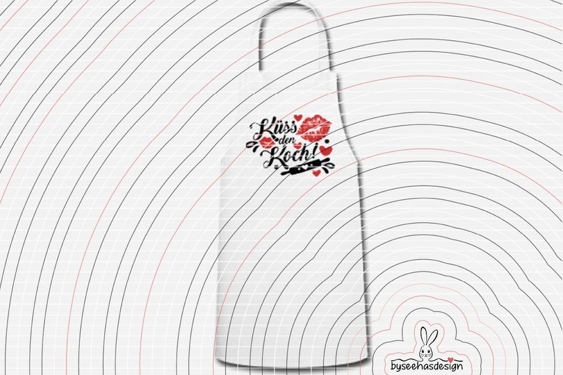 Küss den Koch Plotterdatei SVG DXF