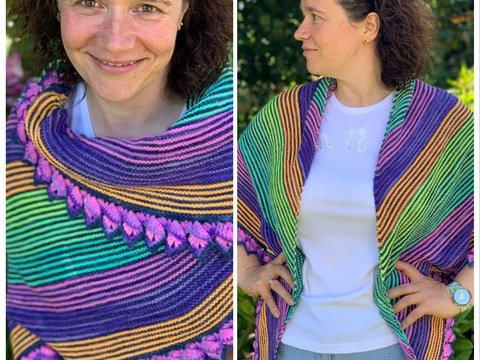 Helmi´s Dreieckstuch "Rippenbiest"