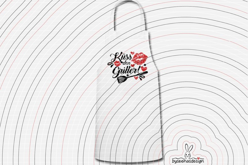 Küss den Griller Plotterdatei SVG DXF