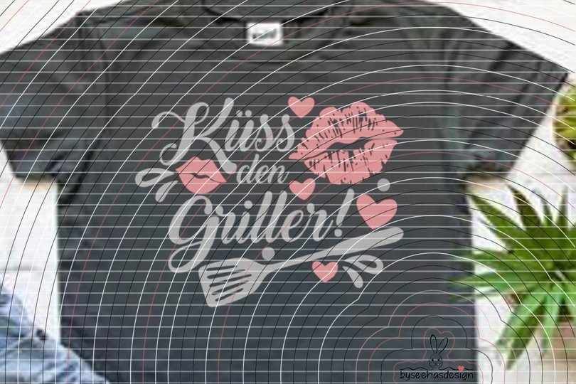 Küss den Griller Plotterdatei SVG DXF
