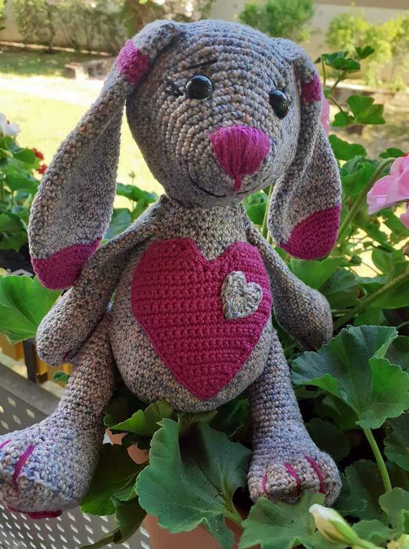 Herzhäschen häkeln - Bild 16