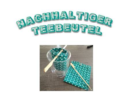 Nachhaltiger Teebeutel