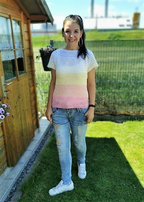 Häkelpulli-Tunika Primavera - RVO für alle Größen - Bild 6