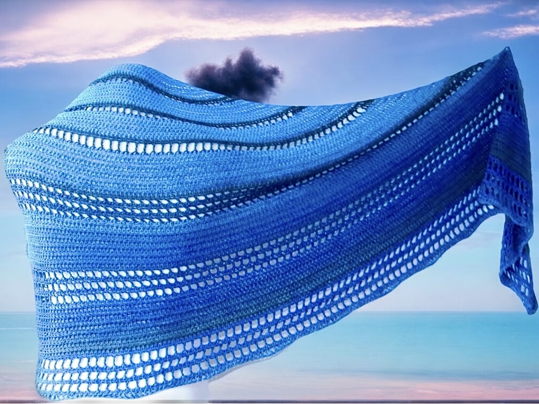 Magic Wave Tuch - Häkelanleitung