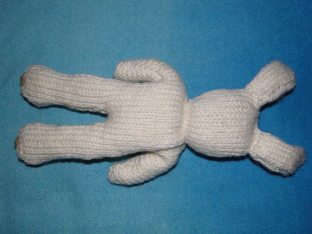 Fred the sweet bunny - knitting pattern - Image 3