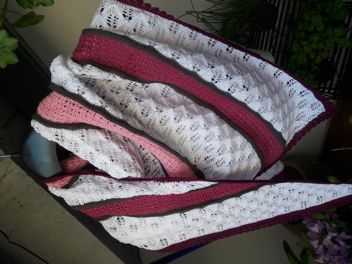 Asymmetrisches Dreieckstuch "Harlekin"