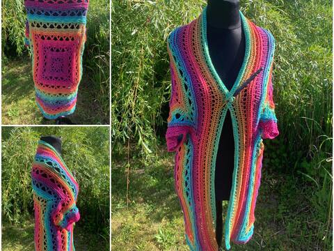 Maori Seelenwärmer + Tuch by Elso Designs