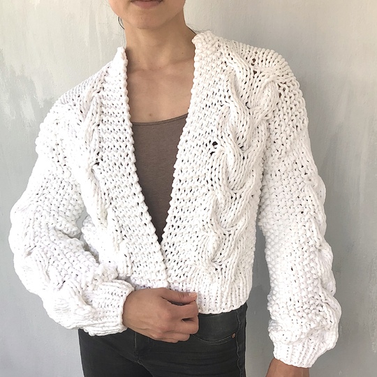 Strickanleitung – Cardigan DUSTY in den Größen S / M und L / XL - No.239