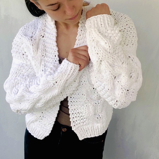 Strickanleitung – Cardigan DUSTY in den Größen S / M und L / XL - No.239